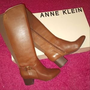 Anne Klein Brown knee high boots
